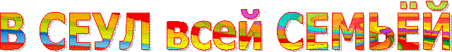 В СЕУЛ всей СЕМЬЁЙ