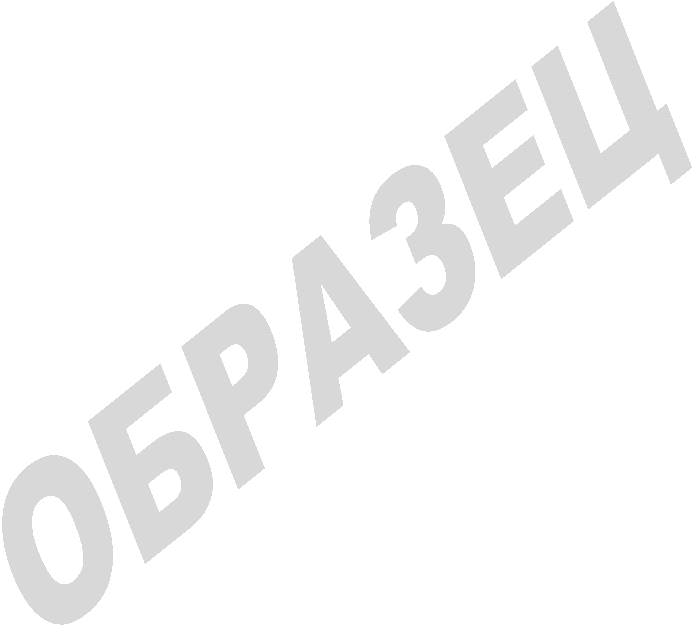 ОБРАЗЕЦ