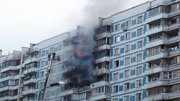 пожар в многоэтажном здании