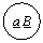 ����: a B