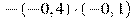 -(-0,4)\cdot(-0,1)