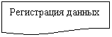 Блок-схема: документ: Регистрация данных