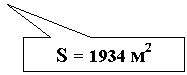 Прямоугольная выноска: S = 1934 м2