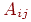 A_{ij}