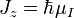 J_z = \hbar \mu_I