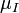 \! \mu_I