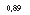 �������: 0,89