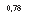 �������: 0,78