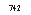 �������: 742