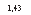 �������: 1,43