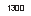 �������: 1300