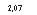 �������: 2,07