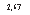 �������: 2,67