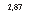 �������: 2,87