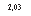 �������: 2,03