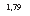 �������: 1,79