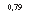 �������: 0,79