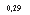 �������: 0,29