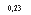 �������: 0,23