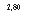 �������: 2,80