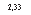 �������: 2,33