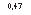 �������: 0,47