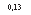 �������: 0,13