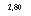 �������: 2,80