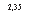 �������: 2,35