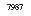 �������: 7987