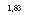 �������: 1,83