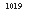 �������: 1019