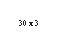 �������: 30 x 3 



