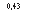 �������: 0,43