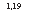 �������: 1,19