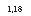 �������: 1,18