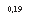 �������: 0,19