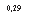 �������: 0,29