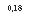 �������: 0,18