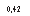 �������: 0,42