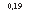 �������: 0,19