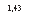 �������: 1,43