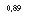 �������: 0,89