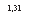 �������: 1,31