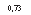 �������: 0,73