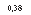 �������: 0,38
