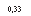 �������: 0,33