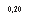 �������: 0,20