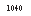 �������: 1040