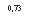 �������: 0,73